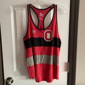 Nike Ohio State Racerback Tank—Large